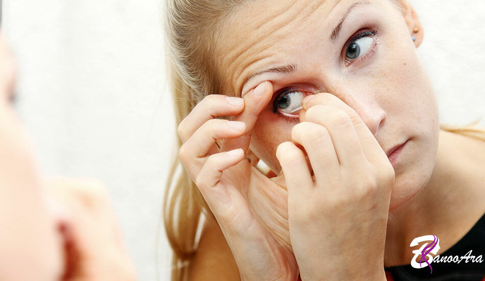 عوارض استفاده از لنز برای چشمان 
